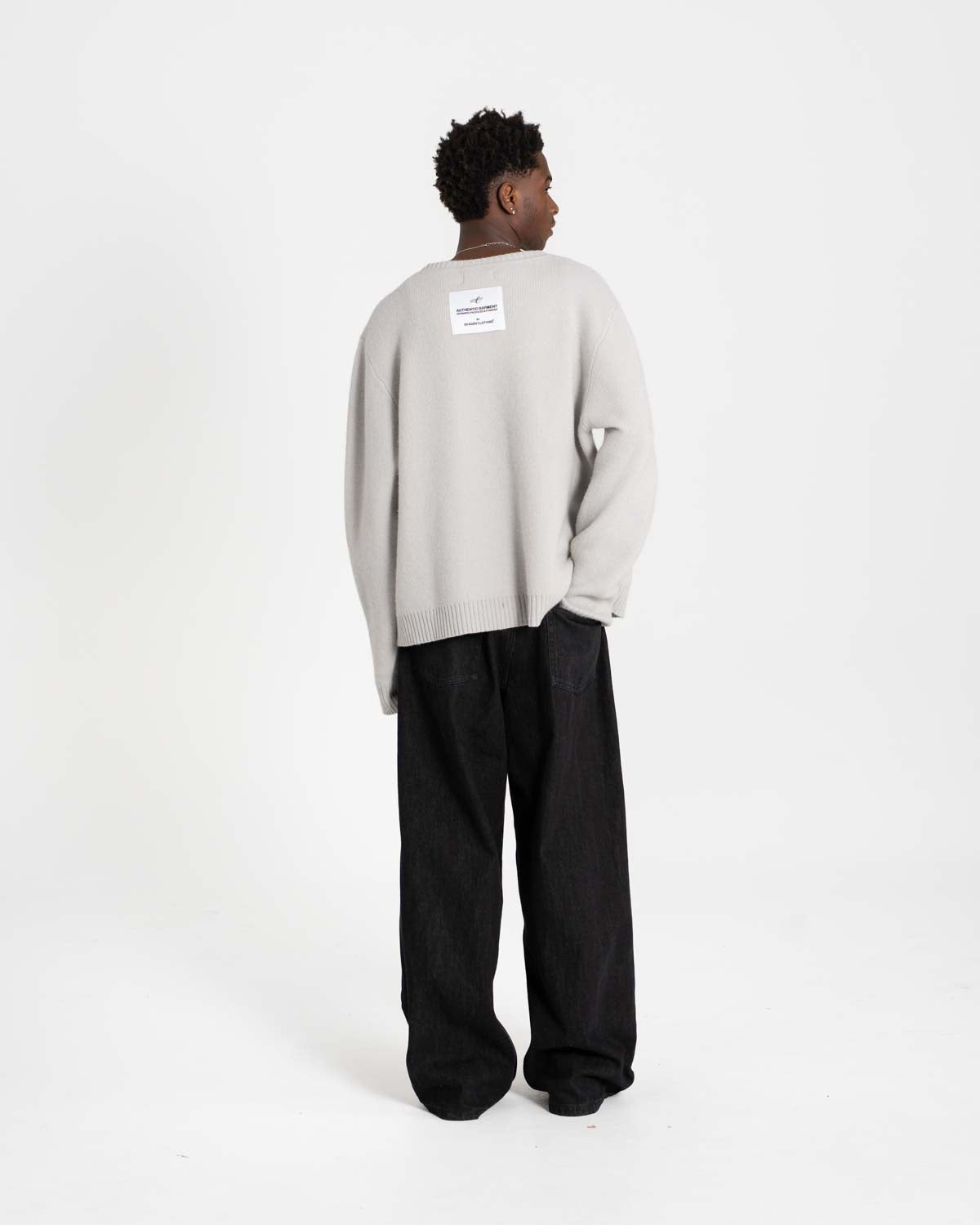 Extra Baggy Denim Jeans Black